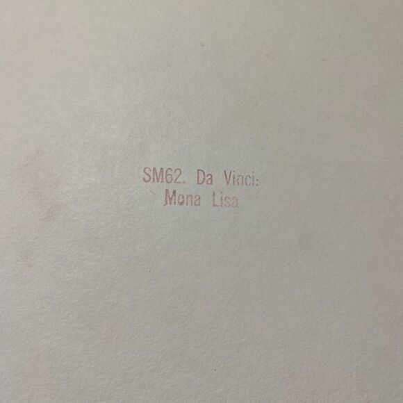 Antique Mona Lisa print Leonardo davinci - Picture 3 of 11